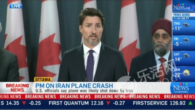 加拿大总理特鲁多：飞机是被伊朗导弹打下来的！